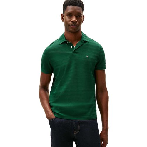 Tommy Hilfiger Herringbone Jacquard Polo Shirt